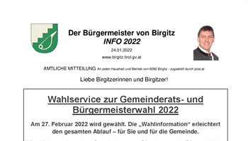 Gemeindezeitung Jänner 2022