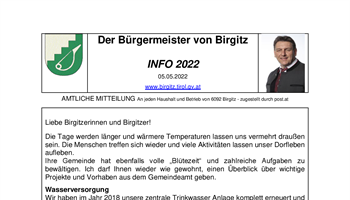Gemeindezeitung Mai 2022
